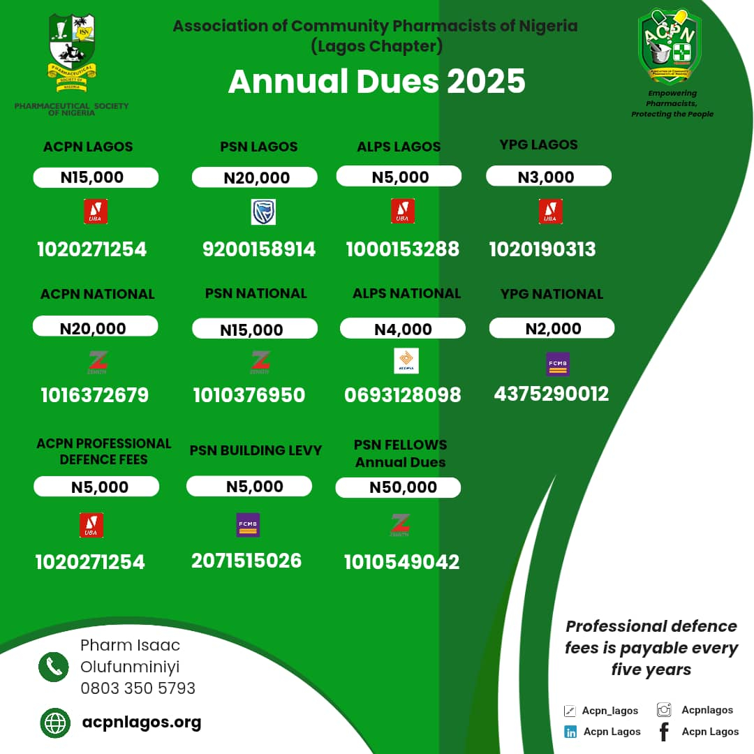 ACPN - DUES UPDATE